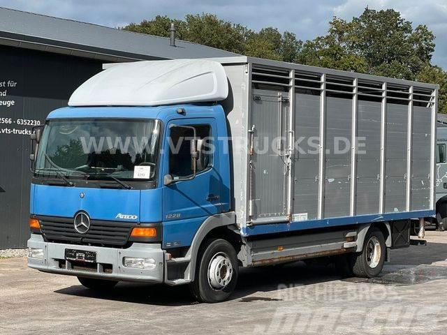 Mercedes-Benz Atego 1228 4x2 Blatt-/Luft 1.Stock Stehmann Tiertransporter