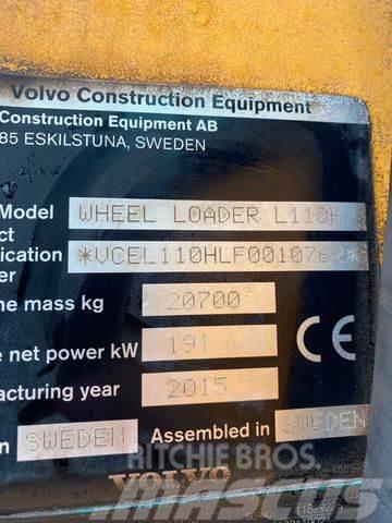 Volvo L110H *BJ. 2015 *15949 H/Klima/*TOP* Radlader