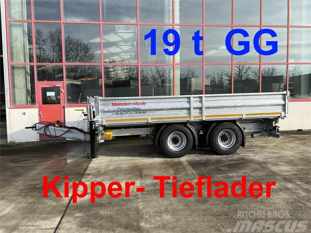 Möslein TTD 19 B neuer 19 t Tandemkipper- Tieflader Kipper