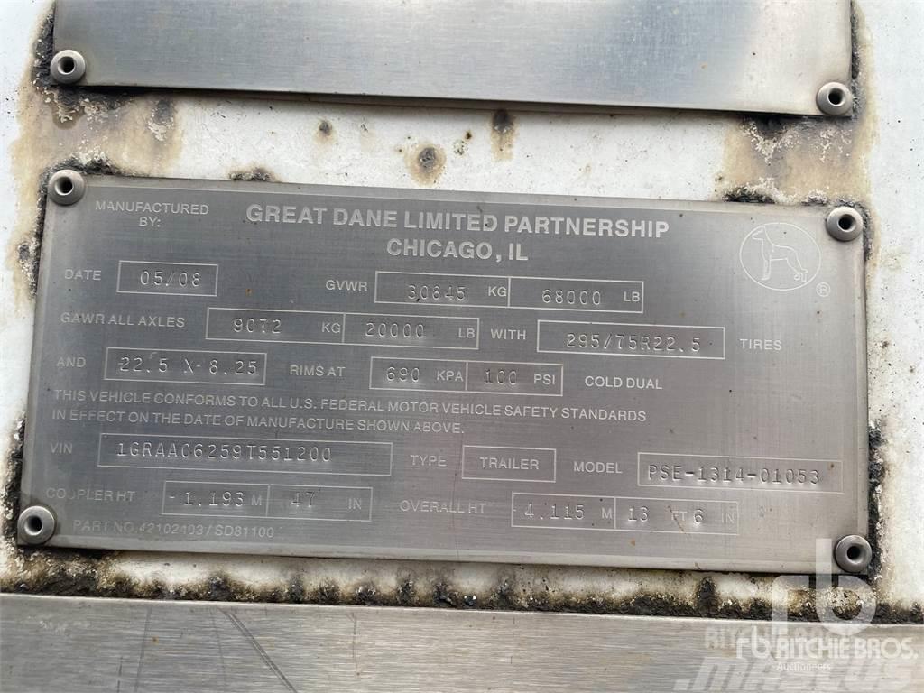 Great Dane 53 ft x 102 in T/A Kofferauflieger