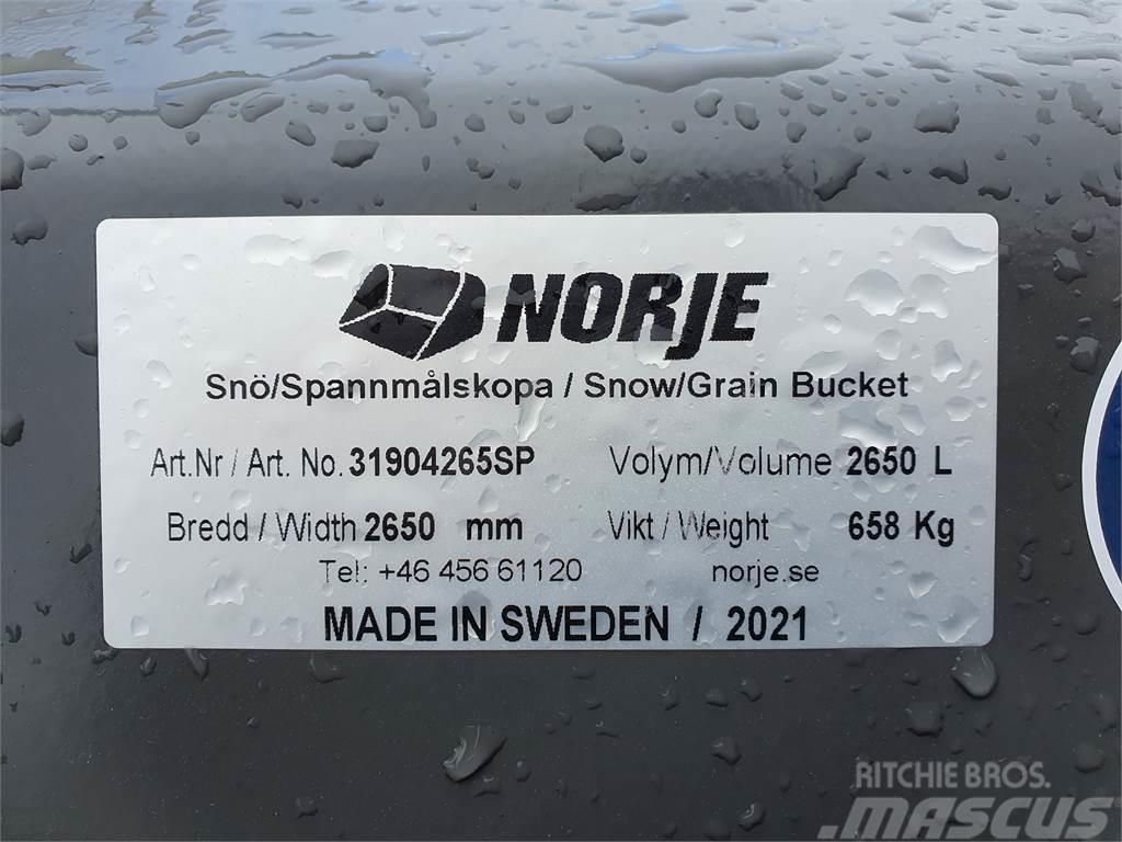 Norje Snöskopa B2650, 2,65m2 BM Schaufeln
