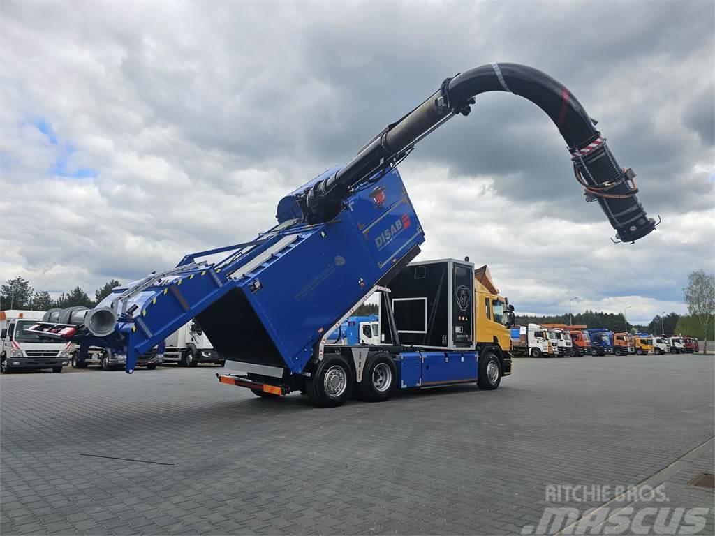 Scania DISAB ENVAC Saugbagger vacuum cleaner excavator su Müllwagen