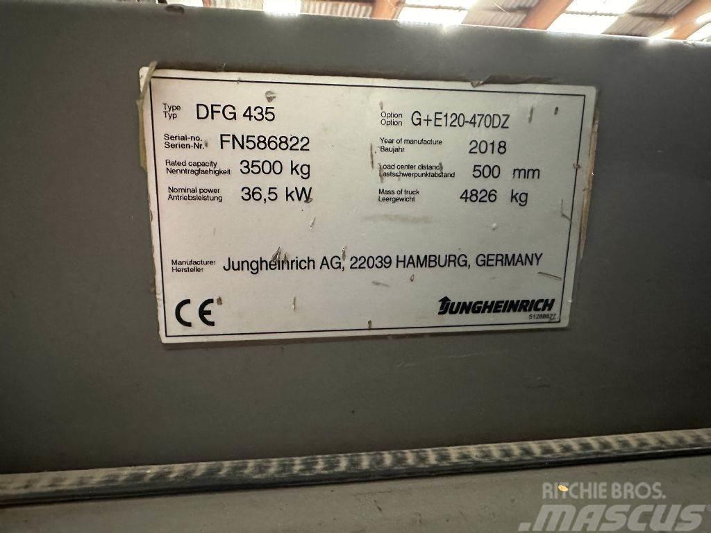 Jungheinrich DFG 435 - TRIPLEX 4,7 m Diesel heftrucks