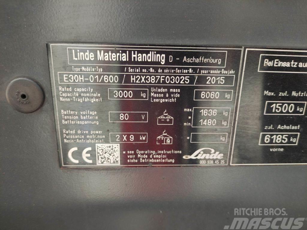 Linde E30H-01-600-387 Elektrische heftrucks