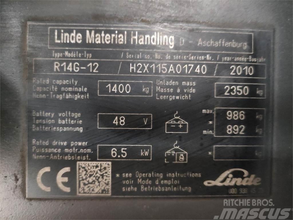 Linde R14G-12-115 *LACK NEU* Schubmaststapler
